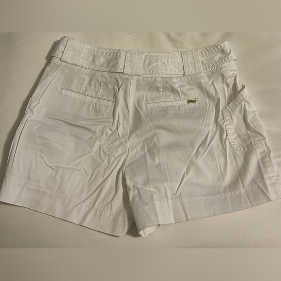Cache Shorts Lot Of 4  Size 4P Petite, Black, Beige, White, Green Tie Waist - Picture 4 of 15